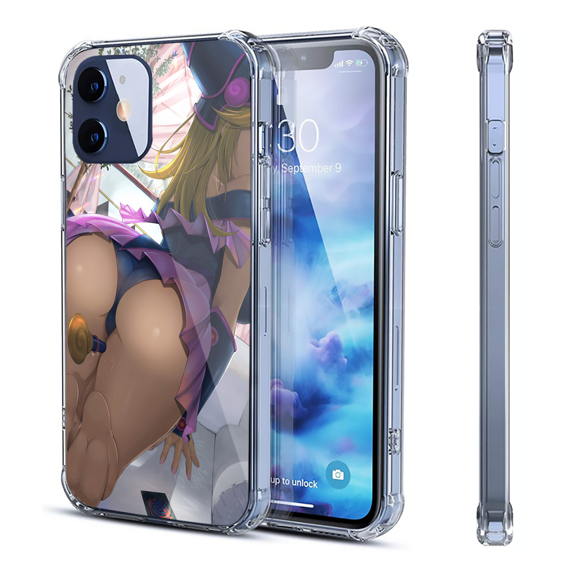 （画像用） 遊☆戯☆王 Yu-Gi-Oh! 【iPhone 12シリーズ対応】透明スマホケース（クリアソフトケース）